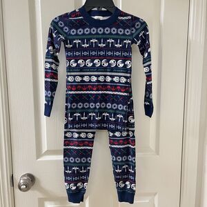 Hanna Andersson Star Wars Holiday Fair Isle 2-Pc Long John Pajamas Size 110 US 5